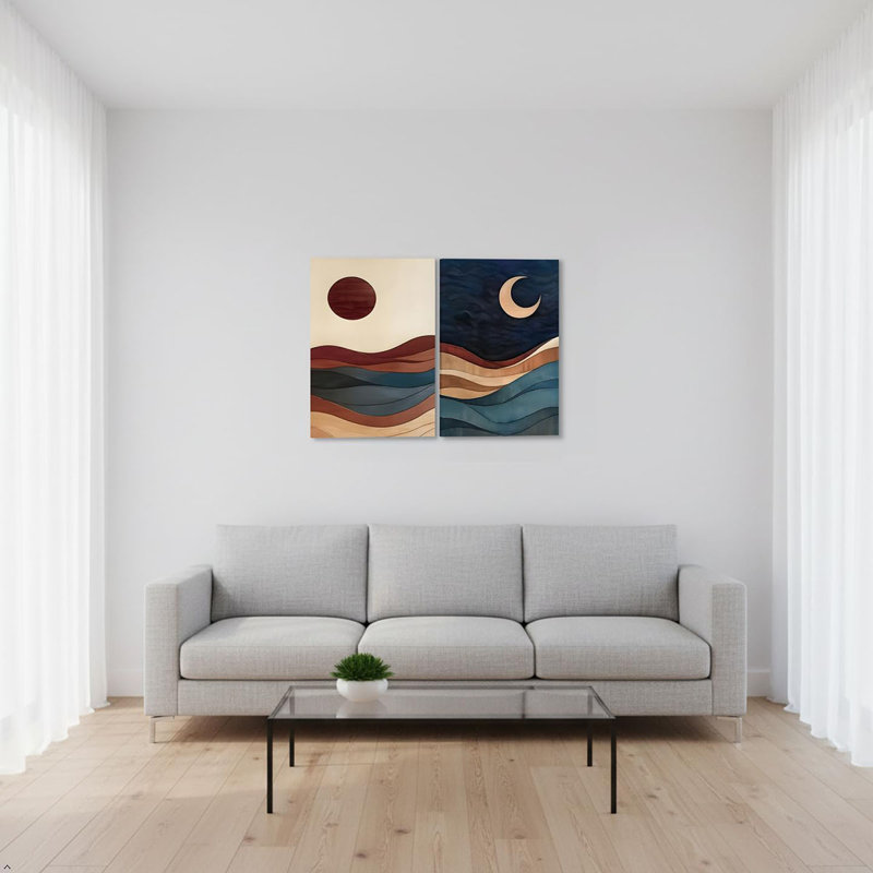 2 Piece Wrapped Canvas Print
