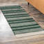 Tapis vert / beige tissé à la machine Aurimas-806941217