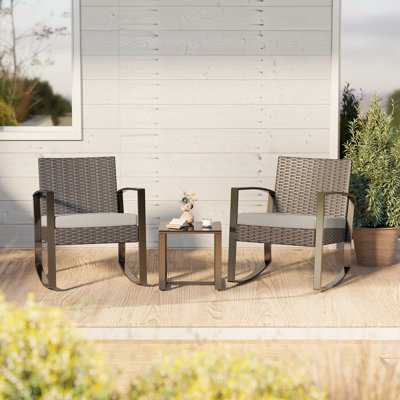 Chemin 2 - Person Outdoor Seating Group with Cushions