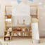 Cadre simple en forme de maison avec tente, format naturel + beige-1762022949