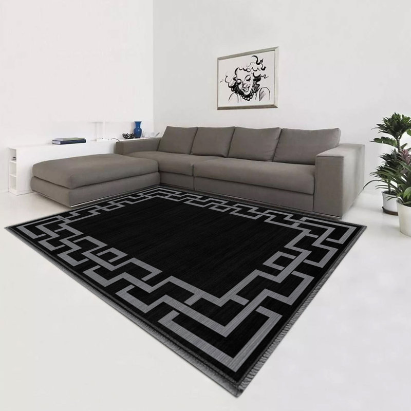 Oriental Machine Tufted Area Rug, Rectangle 40 x 60 cm
