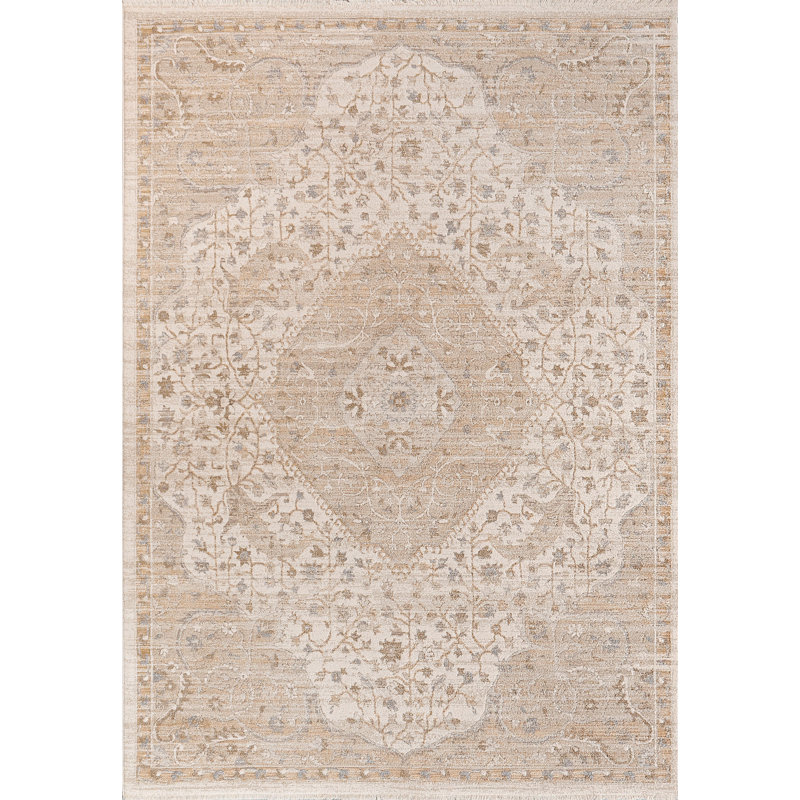 IRVING 5.3X7.7 15558-816 BEIGE/CREAM/RUST, Rectangle 5'3" x 7'7"