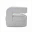 Fauteuil d'appoint rembourré en sherpa Yitua