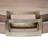 Kazimirs Maxwell Round Wood Trays - Natural Mango Wood & Aluminum, Set of 2 - 26" x 26" x 4"