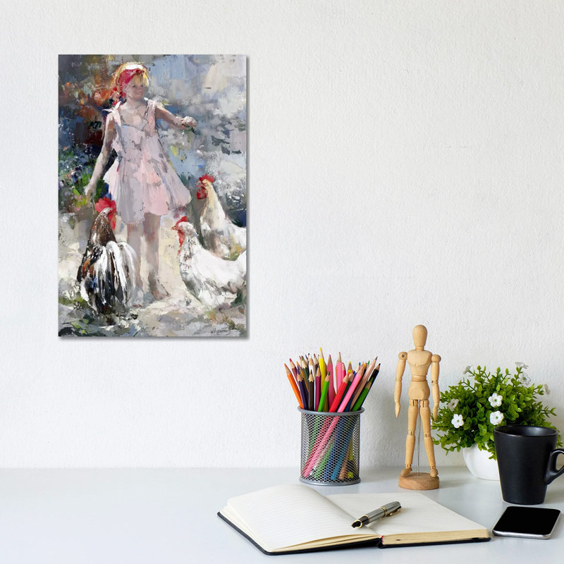 Feathered Friends by Willem Haenraets - Wrapped Canvas Print, 20.32 cm H x 30.48 cm W