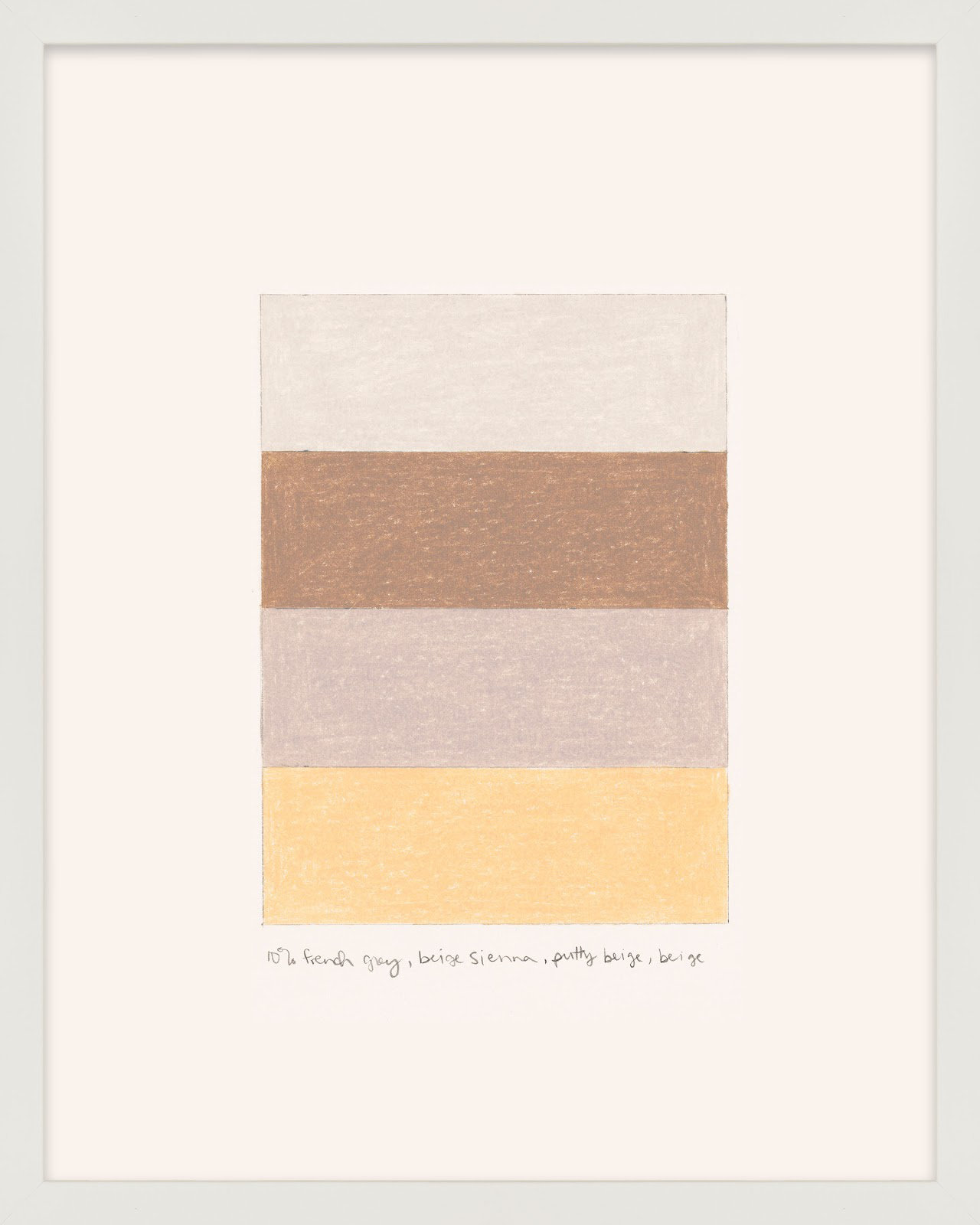 Rayburn "Stacks" Print by Beth James, White Framed, 25" H x 20" W x 1.25" D
