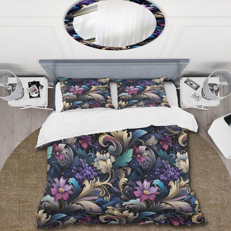 Victorian Elegance Paisley Pattern VII - Ensemble de housse de couette à motif cachemire