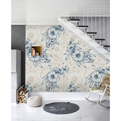 Carmia 2.5m x 2.5m Matte Peel & Stick Mural