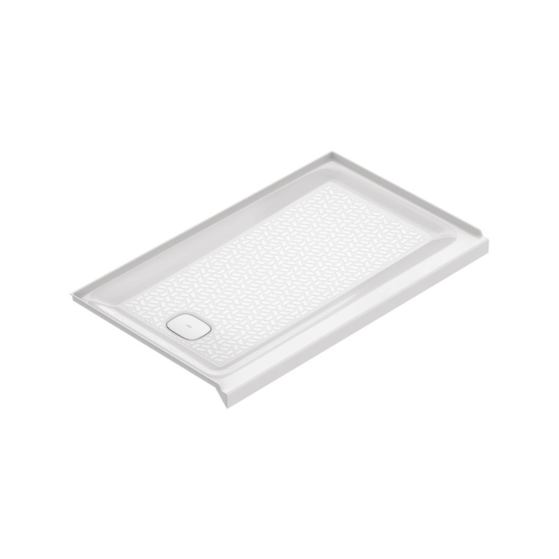Aspirations 36'' W D Rectangular Single Shower Base, Left 
