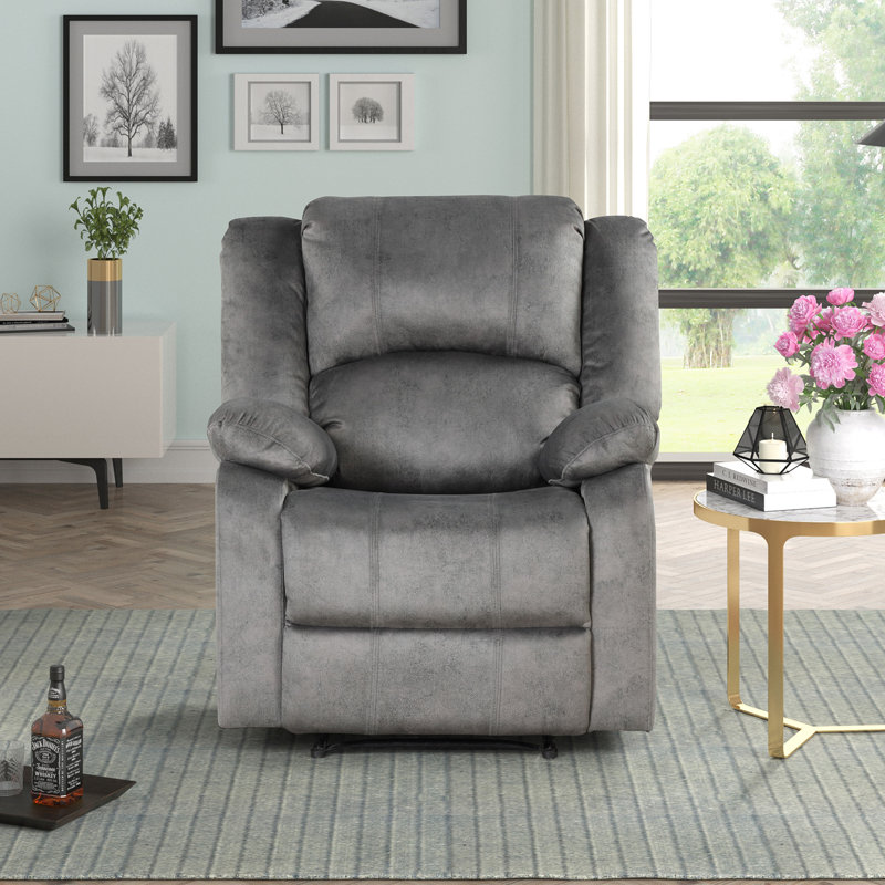 Fauteuil inclinable lève-personne standard 36,22 po Hepfer, Tissu gris
