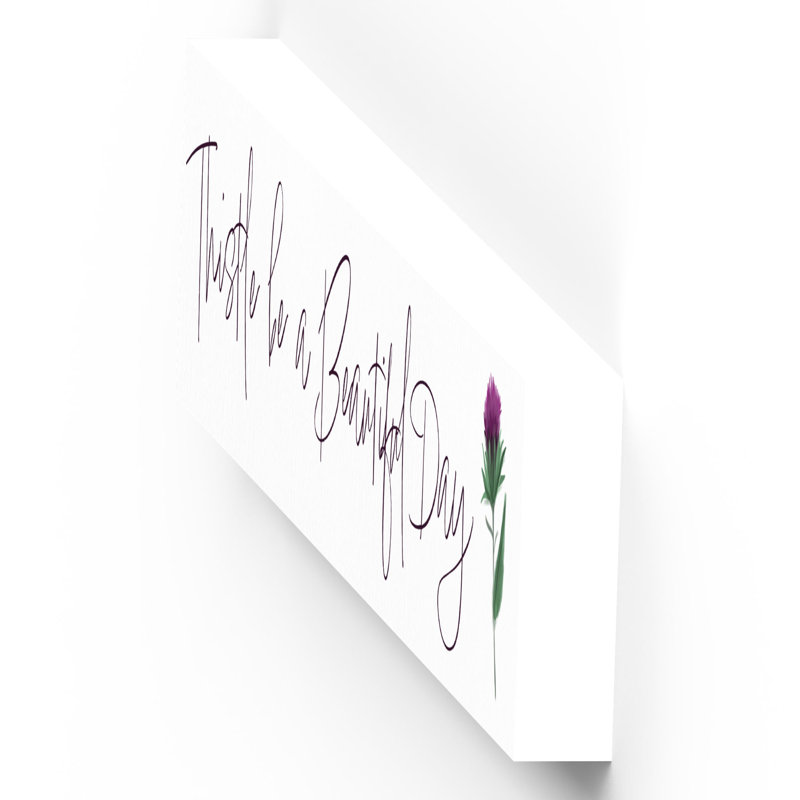 Kana Landscape & Nature Decorative Plaque / Box Sign, White