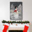 Festive Snowman I - impression sur toile tendue-425113342
