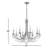 Mahone 8-Light Dimmable Steel and Crystal Chandelier-380128246-326035074-326035087