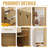 6 Doors Armoire Wardrobe Closet