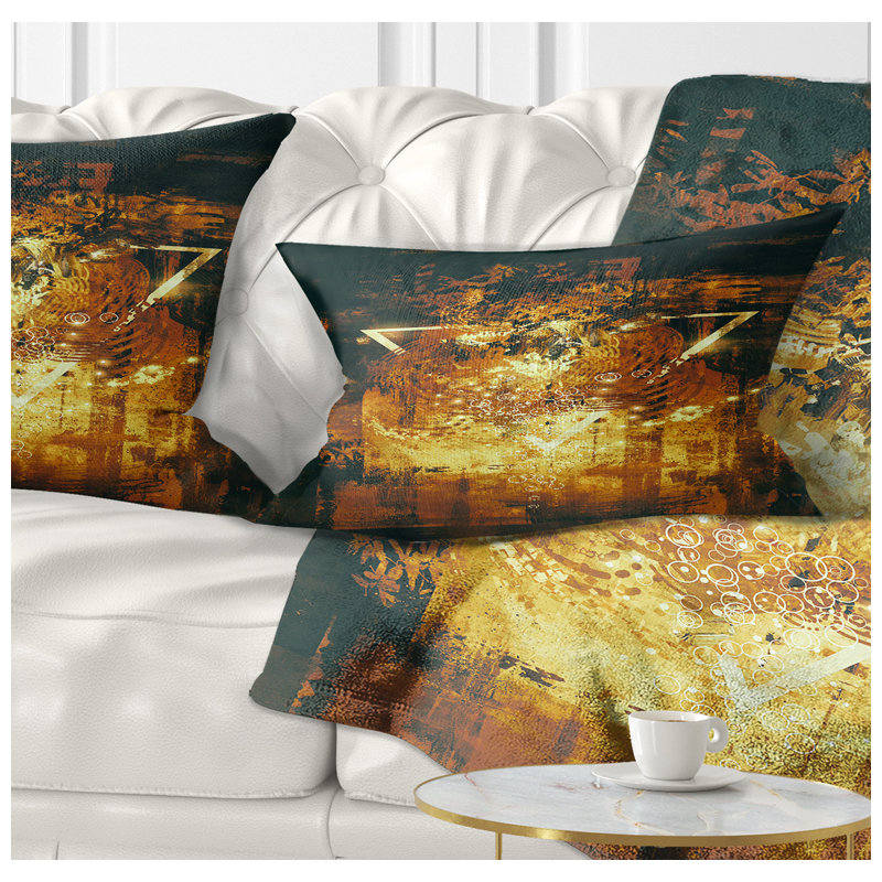  Coussin Abstract Elements, Rectangulaire, 12 po x 20 po