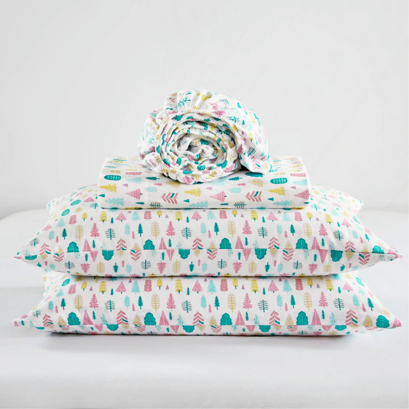 Ensemble de draps en flanelle de coton 3 pièces TG