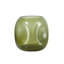Vase en verre Orren Ellis Green Cube