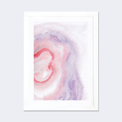 " Watercolor Geode VIII " by Chris Paschke