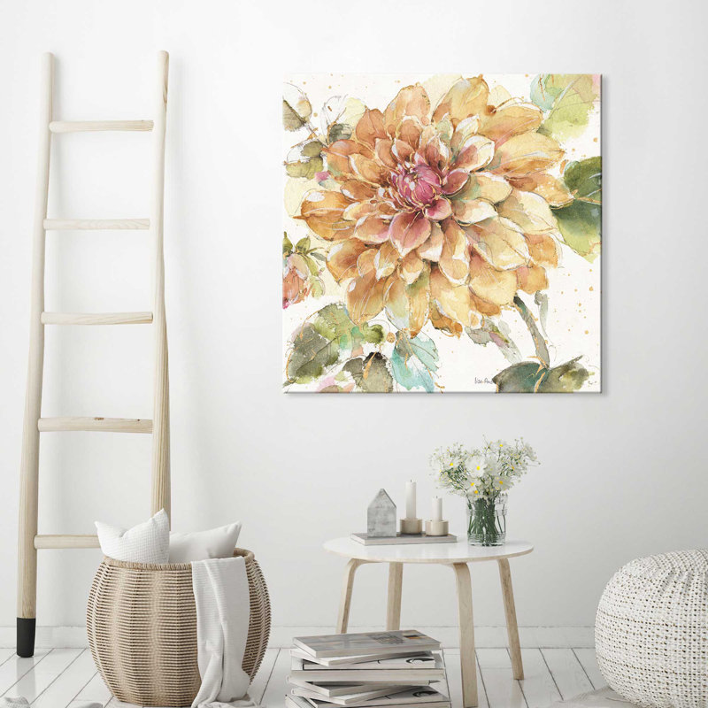 «Country Bloom V», reproduction sur toile, H 18 po x l 18 po x P 1 po, Toile tendue