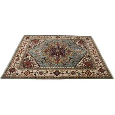 Oriental Area Rug in Blue