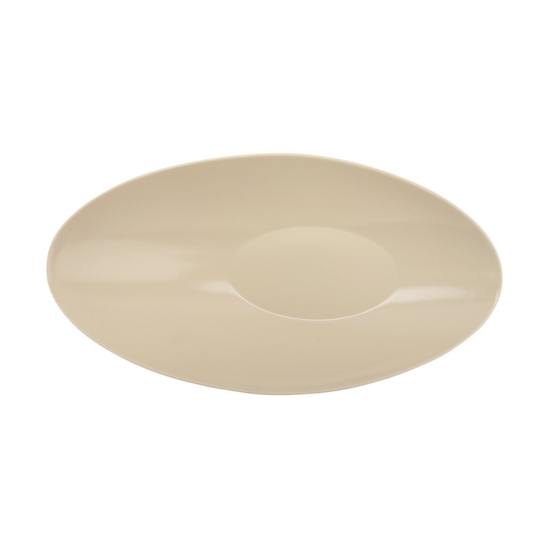 Le GE Bol de service en mélamine, Orange/Crème, H 6 po x l 10 po x P 10 po