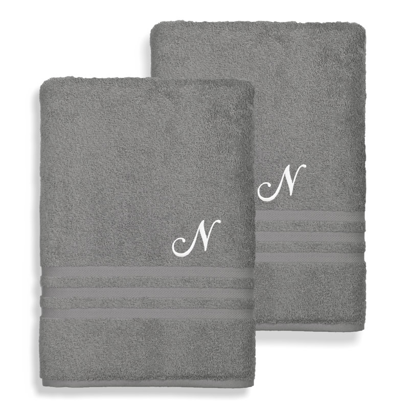 Denzi Midweight Bath Sheet, T, Gray