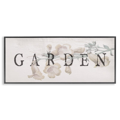 Rustic Garden & Flower Framed Giclee, design by Lil' Rue