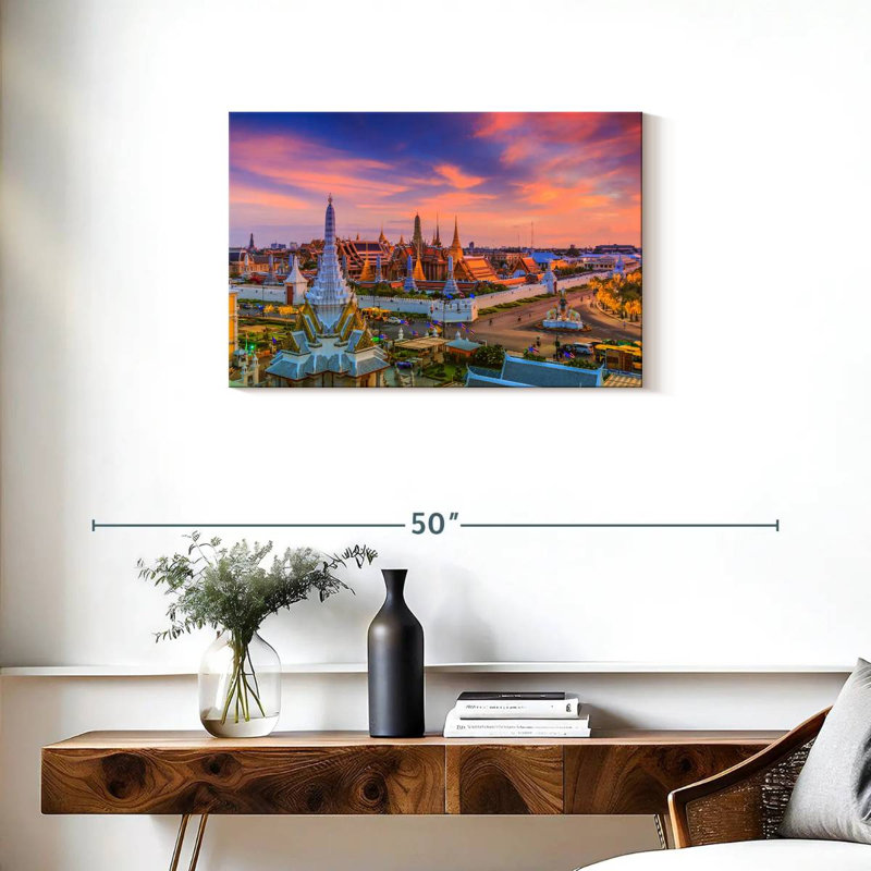 Rorry Wat Phra Kaew Sunset, 20" H x 30" W