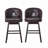 Farmington Swivel 30.25" Faux Leather Bar Stool-1698486455-1705282988