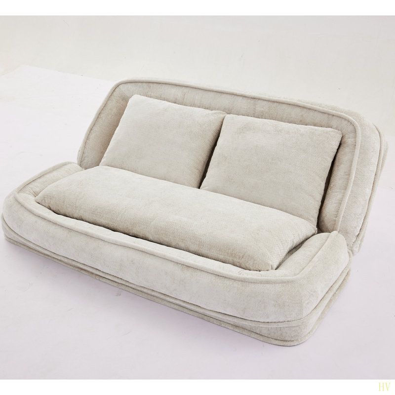 Lit double pour chien humain, canapé paresseux, causeuse, s'adapte à vous et aux animaux de compagnie, très grand canapé de plancher, peut s'asseoir ou s'allonger, position réglable 2 en 1,5, coussin gonflable, 2 sièges, chenille