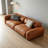 Brown Genuine Leather Modular Sofa