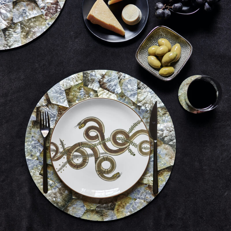 Pearl Placemats, Black