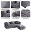 Canapé avec repose-pieds l 86,61 po-627404185