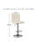 Dorotea Swivel Upholstered Adjustable Height Counter Stool-860446992