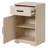 Laziza 32-inch Tall Nightstand with Adjustable Shelf and Drawer (Set of 2)-180505000-182185251