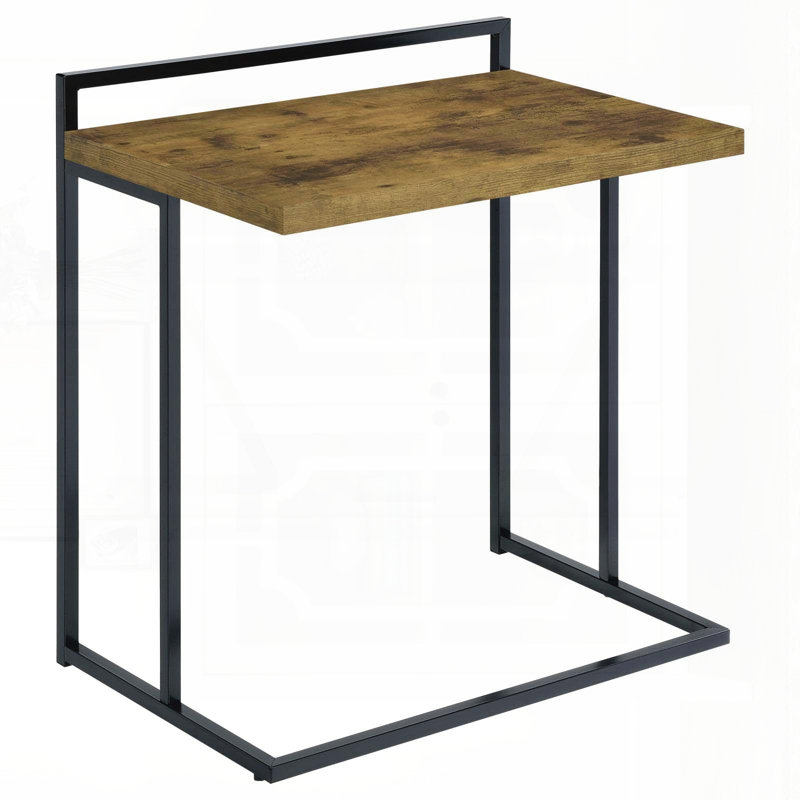 Snack Table with Extra-Wide Silhouette and U-Shape Base