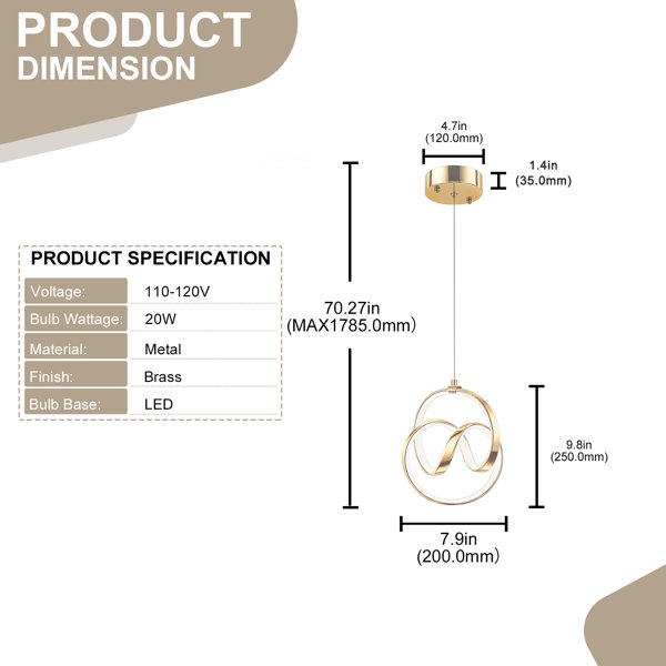 Dimensions du produit