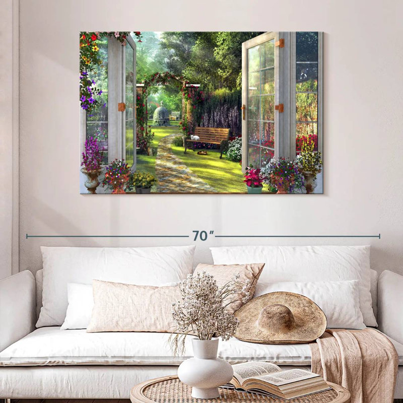 Senne Home Garden View, H 32 po x l 48 po