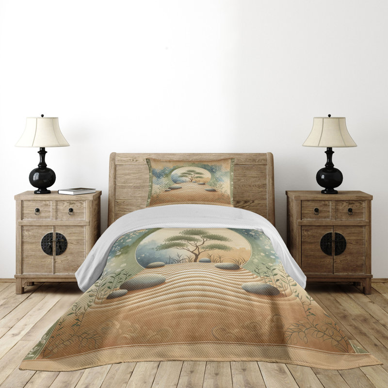 Polyester Coverlet, Twin Coverlet + 1 Standard Shams