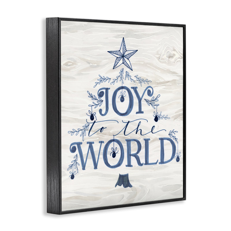 «Joy To World Tree», art giclée par Kristen Brockmon, Giclée encadrée noir minuit, H 30 po x l 24 po