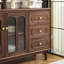 Buffet de rangement en bois massif rétro de style français-129098821