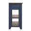 Console en bois de pin massif 48 po, table d'appoint moderne avec 3 tiroirs de rangement et 2 tablettes. Facile à assembler-134385892-134385893-134385895