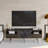 Modern TV Stand with Wall-Mount Option, Black & Marble Finish, 70.9 x 25.5 x 14.6 inches | 100% Melamine Coated Particle Board, Thickness: 0.7 inches | Multiple Shelves, Perfect for Stylish Living Rooms & Entertainment Spaces-232983577