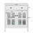 Space-saving White Ceramic Sink Solid Wood Bathroom Vanity For Modern Interiors