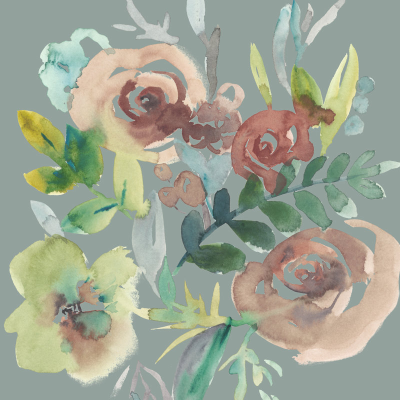 Rosealeah V by Chariklia Zarris - Wrapped Canvas Painting, 91cm H x 91cm W