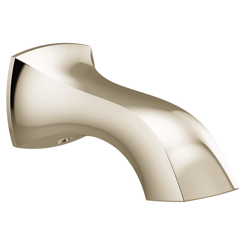 Voss  Handle Wall Mounted Tub Spout Trim, Polished Nickel