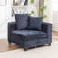 Fauteuil d'angle rembourré pour canapé modulaire Bennett-625699665