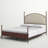 Marinez Upholstered Metal Standard Bed-1574542601