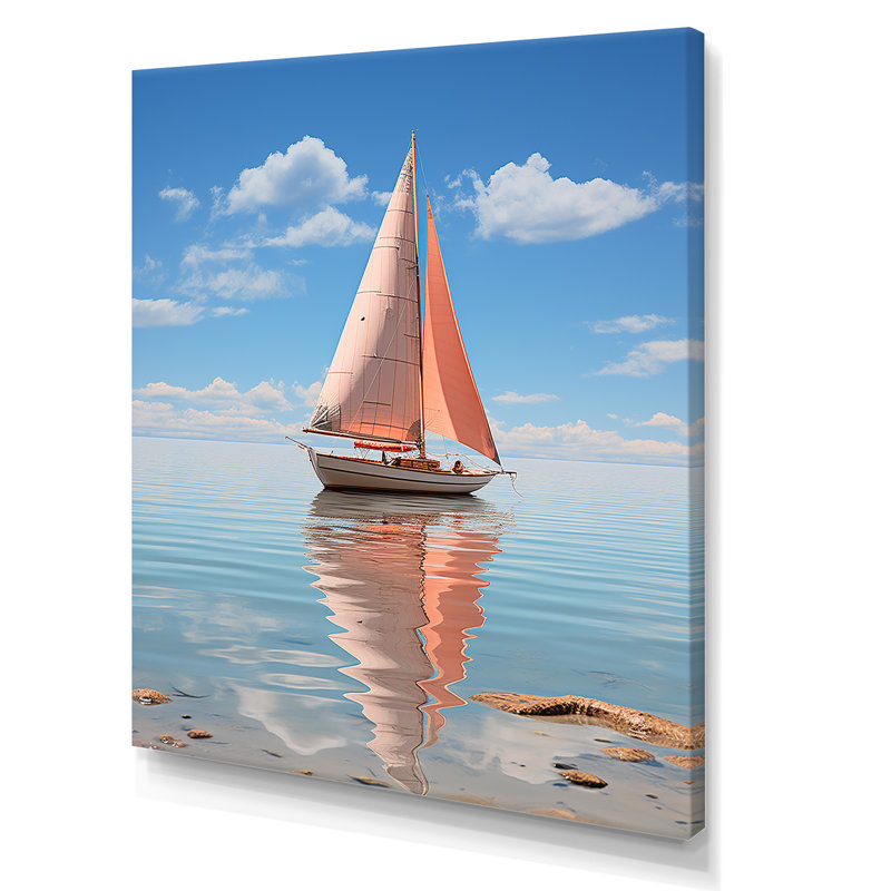 Horizon I, impression sur toile, Toile tendue, H 32 po x l 24 po x P 1 po