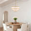Lustre tambour 4 lumières en lin moderne-1236415132-1236415128-1236415133